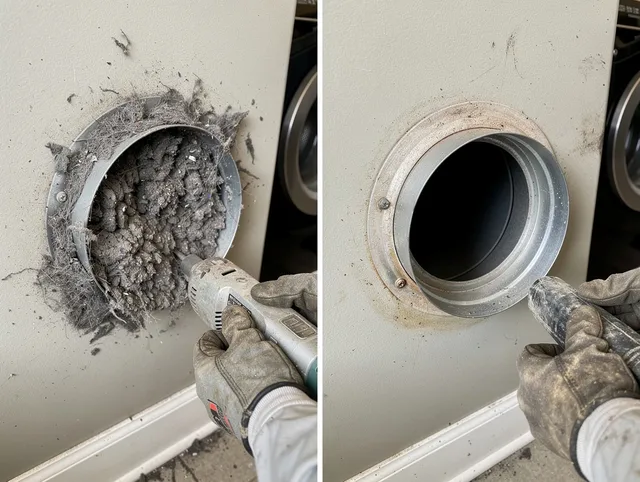 Professional clogged vent cleaning by Davie Dryer Vent Cleaning in Davie
