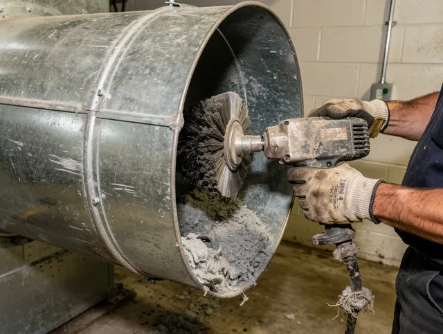 Industrial-grade dryer vent cleaning by Davie Dryer Vent Cleaning in Davie