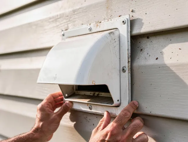 Davie Dryer Vent Cleaning technician delivering thorough residential dryer vent cleaning service in Davie